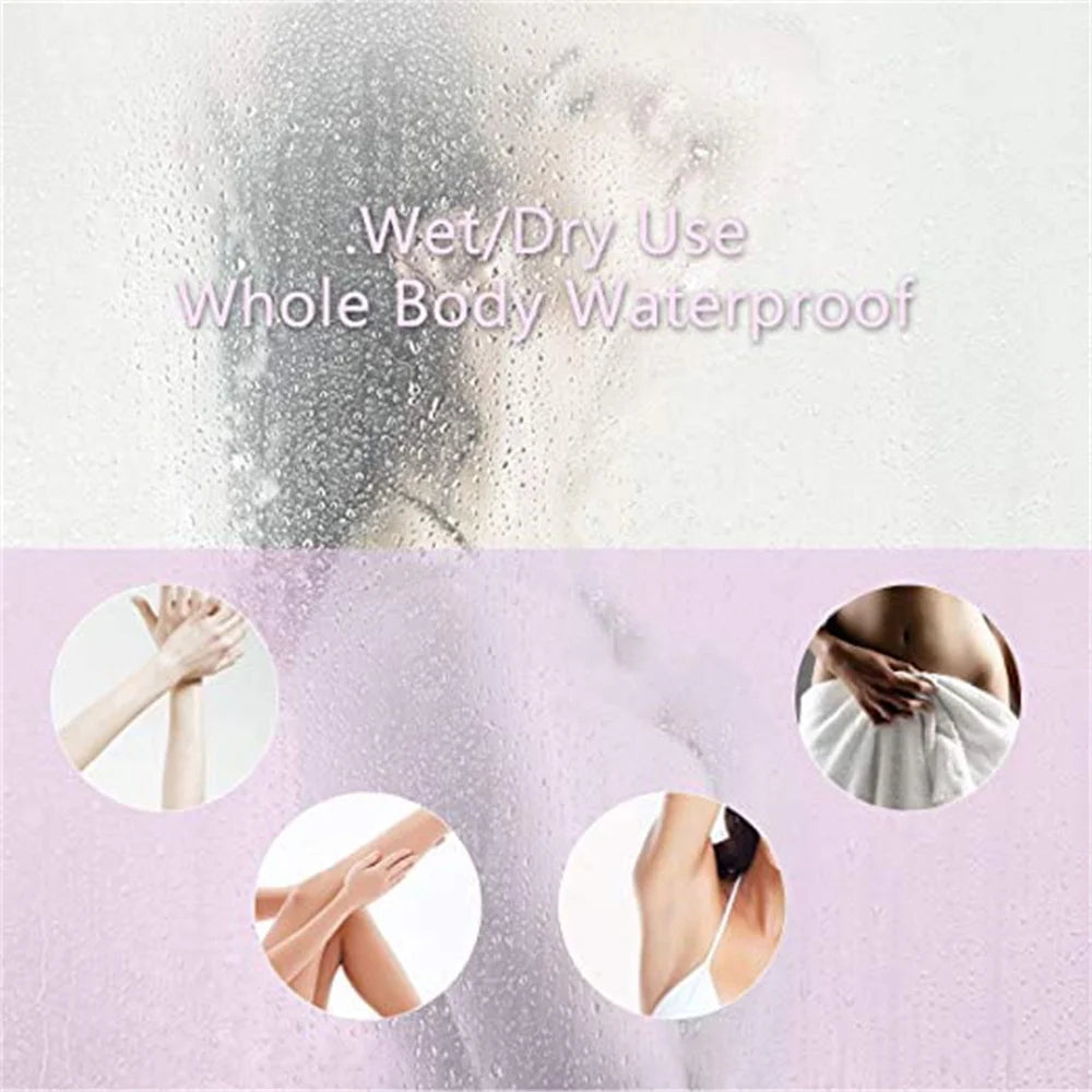 Electric Shaver for Women, Cordless Razor, Wet Dry Razor Remover Shavers & Trimmer for Ladys Legs Face Facial Hair Bikini Area Armpit Body,Purple