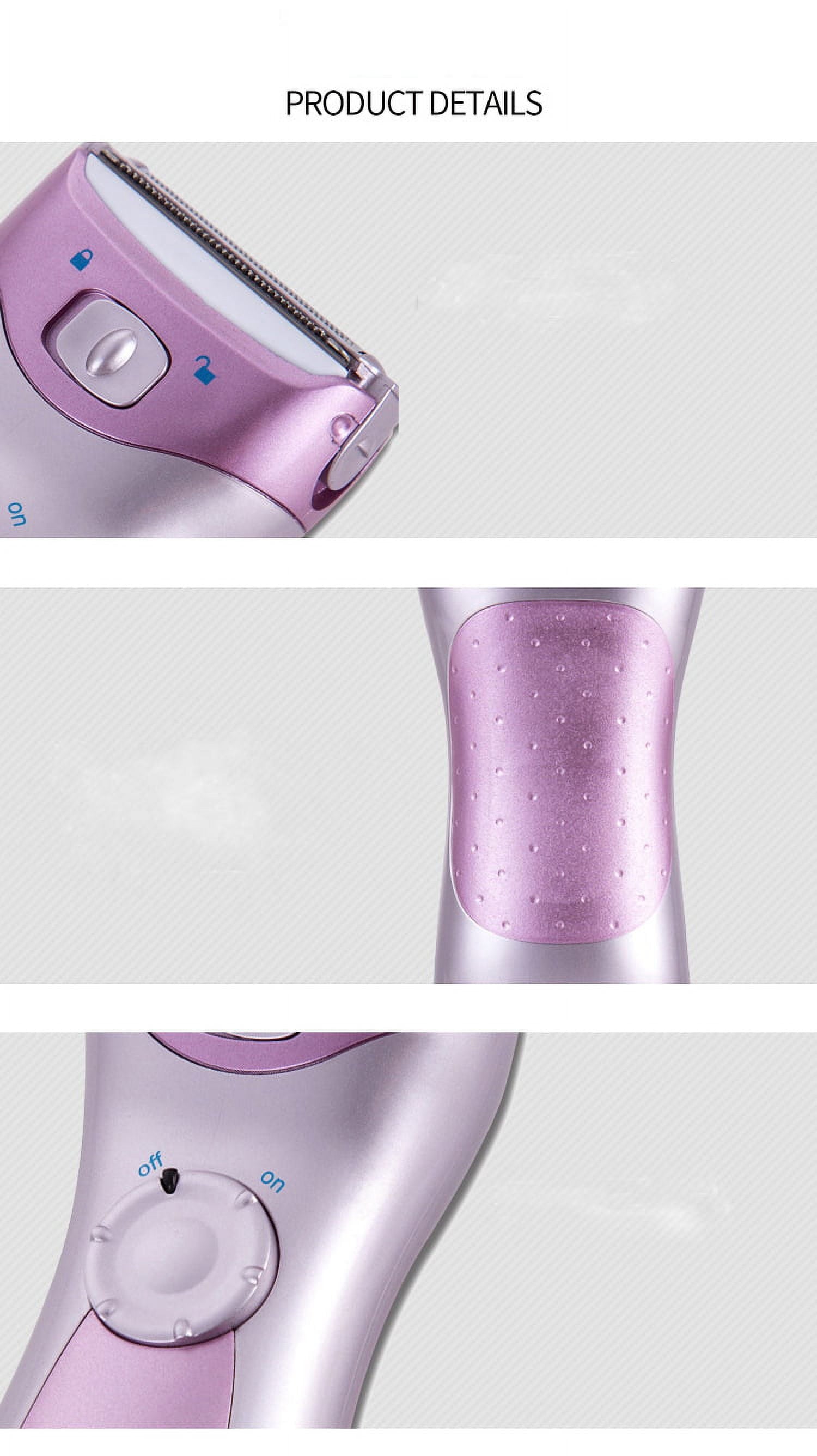 1 Pc Electric Razor for Women,Wet & Dry Bikini Electric Shavers,Painless Lady Face Shaver,Body Hair Remover for Legs Underarms,Personal Portable Waterproof Trimmer