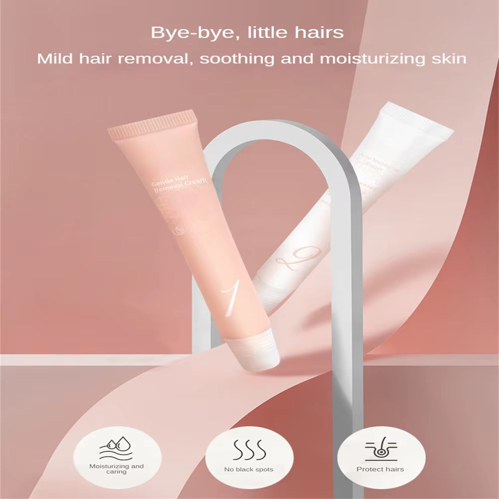 Nicor Lip Hair Removal Cream – Gentle Facial Hair Remover for Men & Women, Smooth Lip & Moustache Area in Minutes