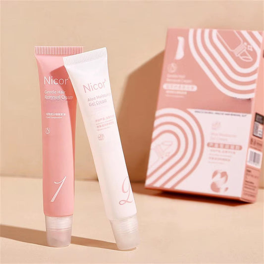 Nicor Lip Hair Removal Cream – Gentle Facial Hair Remover for Men & Women, Smooth Lip & Moustache Area in Minutes