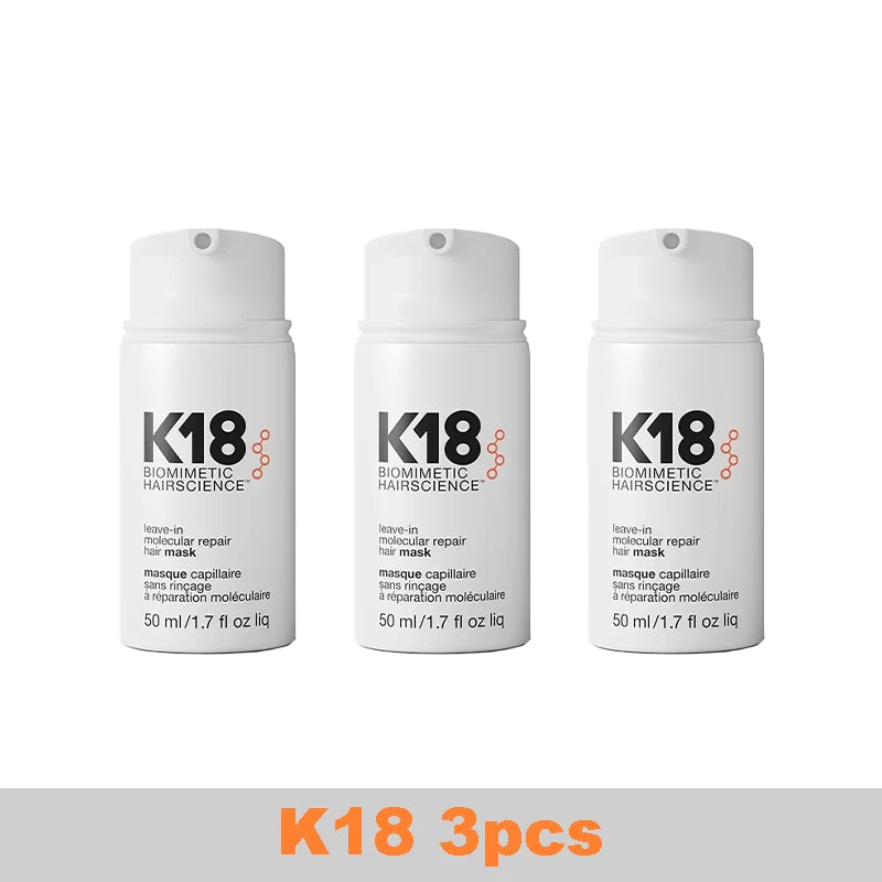 K18 Leave-In Molecular Repair Hair Mask – 4-Minute Treatment to Reverse Damage, Restore Strength & Shine