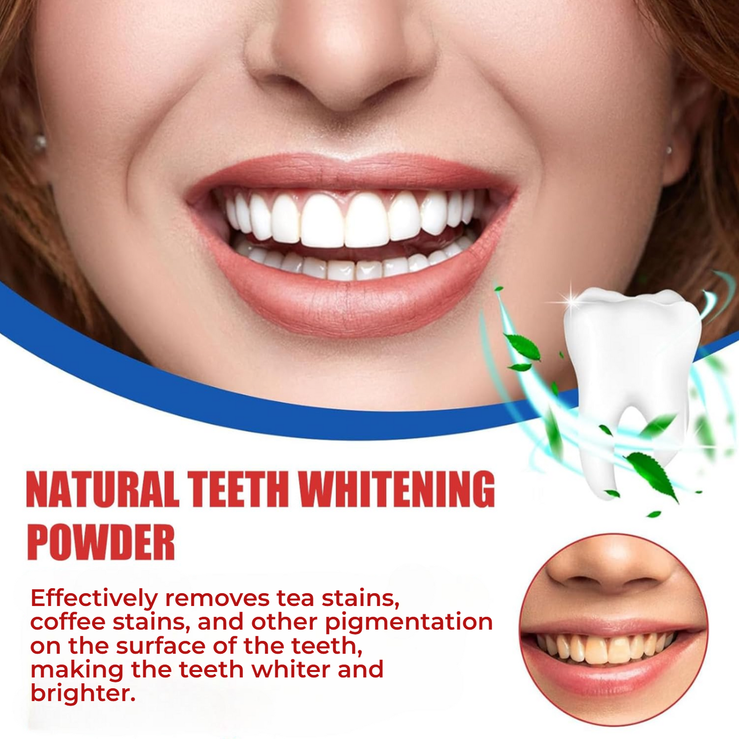 Natural Teeth Whitening Powder for a Radiant Smile