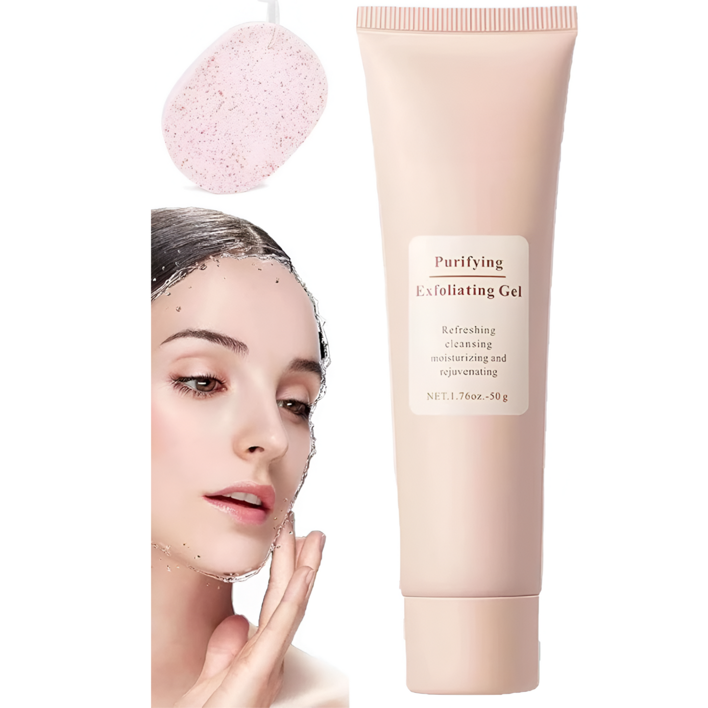 50G Exfoliating Gel & Whitening Moisturizer for Radiant Skin